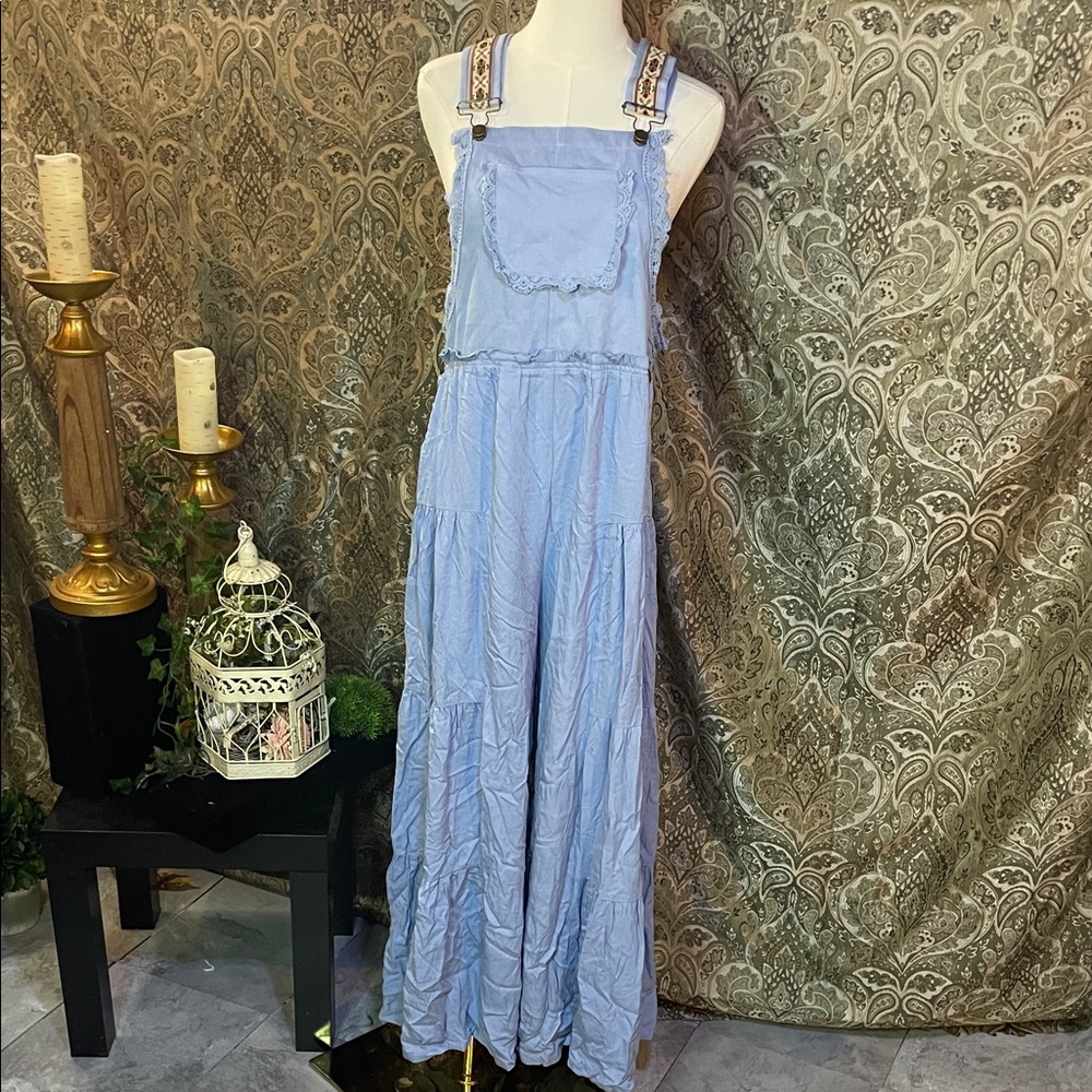 Chic Light Blue Women's Jumpsuit